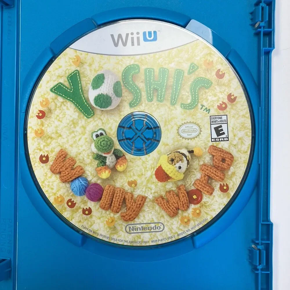 Yoshi's Woolly World (Nintendo Wii U, 2015)  Complete Video Game Tested Working